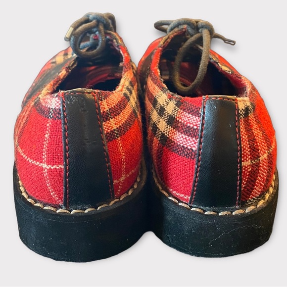 90s Vintage Rampage Plaid Bowling Style Shoes - Picture 5 of 5